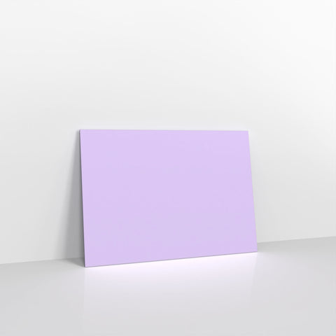 Lilac Lustre Coloured Gummed Greeting Card V Flap Envelopes