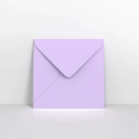 Lilac Lustre Coloured Gummed Greeting Card V Flap Envelopes