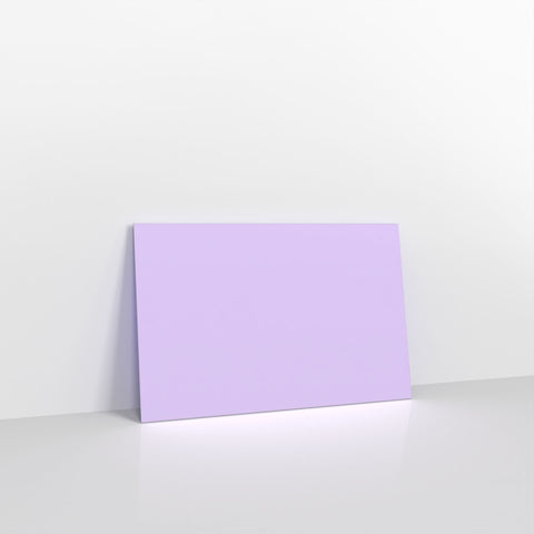 Lilac Lustre Coloured Gummed Greeting Card V Flap Envelopes