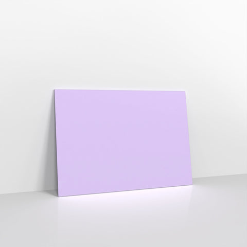 Lilac Lustre Coloured Gummed Greeting Card V Flap Envelopes