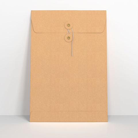 Manilla String & Washer Gusset Envelopes