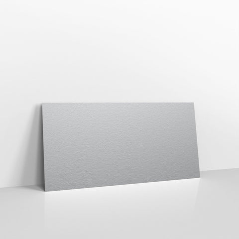 Metallic Silver Coloured Gummed V Flap Envelopes