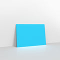 Mid Blue Coloured Gummed V Flap Envelopes