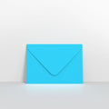 Mid Blue Coloured Gummed V Flap Envelopes