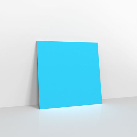 Mid Blue Coloured Gummed V Flap Envelopes