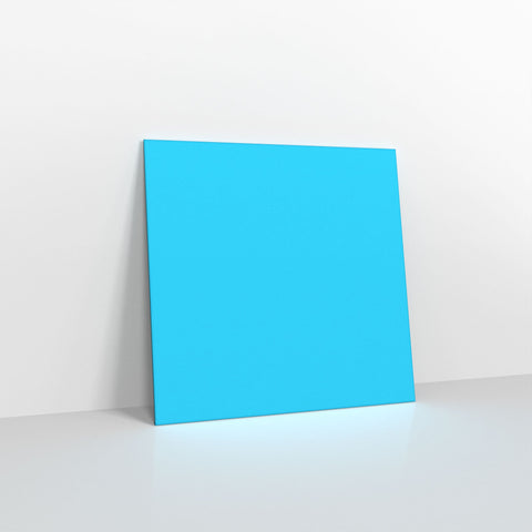 Mid Blue Coloured Gummed V Flap Envelopes