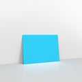 Mid Blue Coloured Gummed V Flap Envelopes