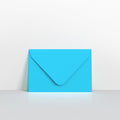 Mid Blue Coloured Gummed V Flap Envelopes