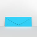 Mid Blue Coloured Gummed V Flap Envelopes