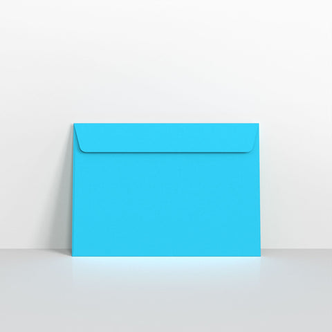 Mid Blue Coloured Peel and Seal Envelopes