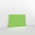 Mid Green Coloured Gummed V Flap Envelopes