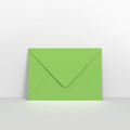 Mid Green Coloured Gummed V Flap Envelopes