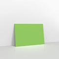 Mid Green Coloured Gummed V Flap Envelopes