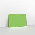 Mid Green Coloured Gummed V Flap Envelopes