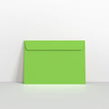 Mid Green Coloured Peel and Seal Envelopes