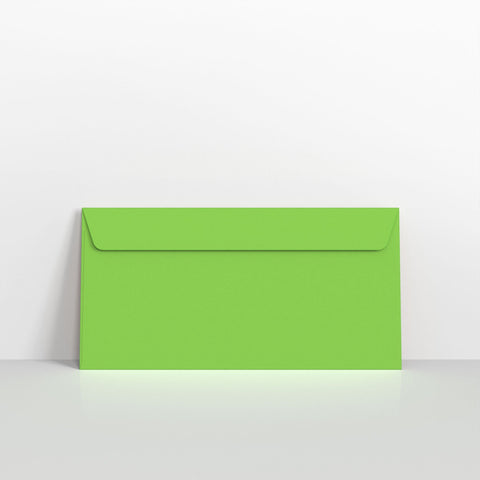 Mid Green Coloured Peel and Seal Envelopes