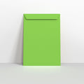 Mid Green Coloured Peel and Seal Envelopes