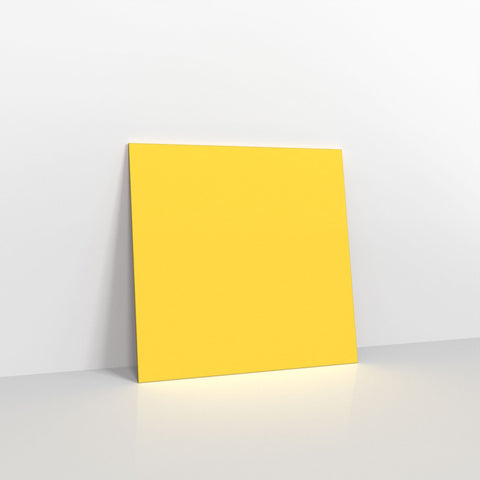 Mid Yellow Coloured Gummed V Flap Envelopes