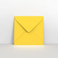 Mid Yellow Coloured Gummed V Flap Envelopes