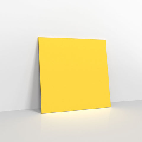 Mid Yellow Coloured Gummed V Flap Envelopes