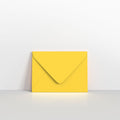 Mid Yellow Coloured Gummed V Flap Envelopes