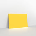 Mid Yellow Coloured Gummed V Flap Envelopes