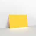 Mid Yellow Coloured Gummed V Flap Envelopes