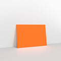 Orange Coloured Gummed V Flap Envelopes