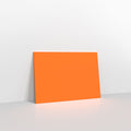 Orange Coloured Gummed V Flap Envelopes