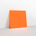 Orange Coloured Gummed V Flap Envelopes