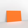 Orange Coloured Gummed V Flap Envelopes