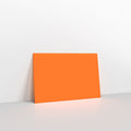 Orange Coloured Gummed V Flap Envelopes