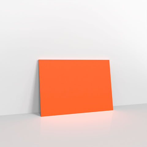 Orange Coloured Peel and Seal V Flap Envelopes