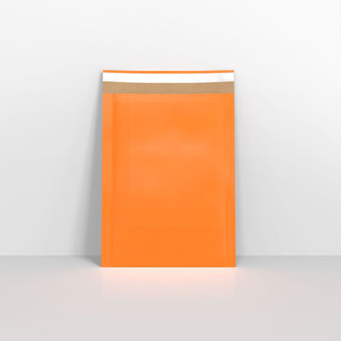 Orange Eco Friendly Bubble Bag Mailers