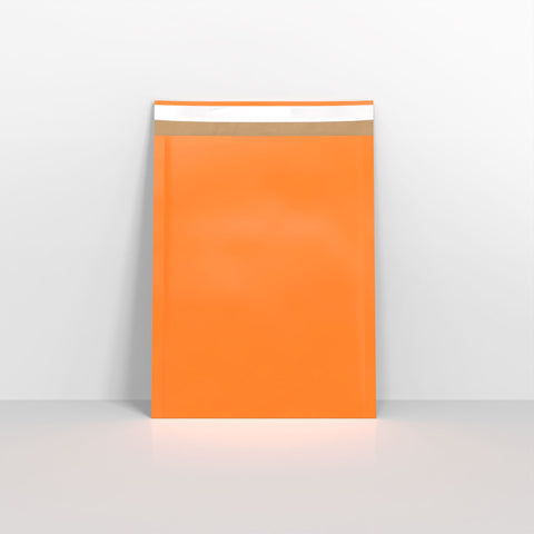 Orange Eco Friendly Bubble Bag Mailers