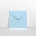 Pale Blue Coloured Gummed Greeting Card V Flap Envelopes