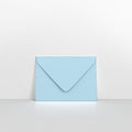 Pale Blue Coloured Gummed Greeting Card V Flap Envelopes