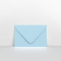 Pale Blue Coloured Gummed Greeting Card V Flap Envelopes