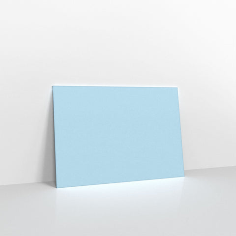 Pale Blue Coloured Gummed Greeting Card V Flap Envelopes