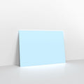 Pale Blue Coloured Gummed V Flap Envelopes