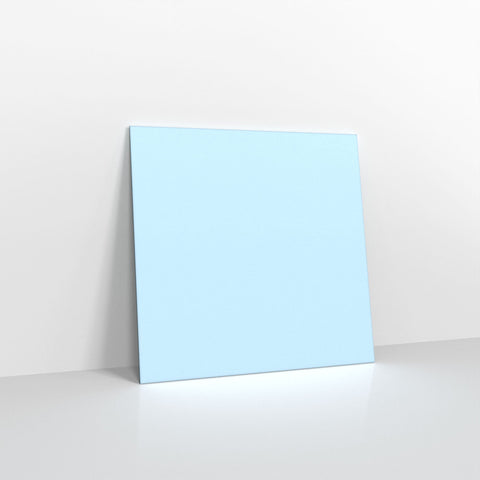 Pale Blue Coloured Gummed V Flap Envelopes