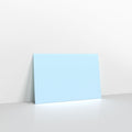 Pale Blue Coloured Gummed V Flap Envelopes