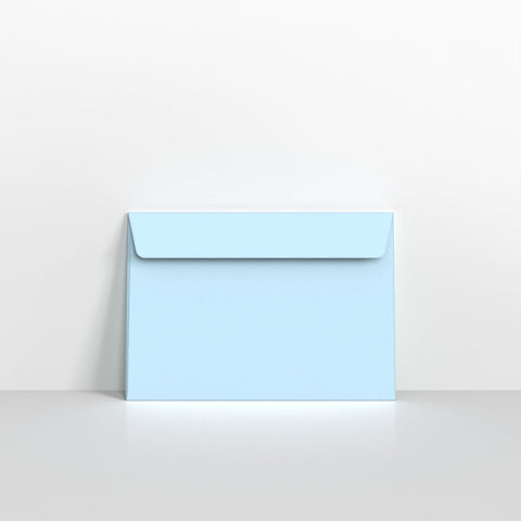 Pale Blue Coloured Peel and Seal Envelopes