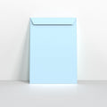 Pale Blue Coloured Peel and Seal Envelopes