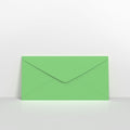 Pale Green Coloured Gummed V Flap Envelopes