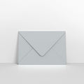 Pale Grey Coloured Gummed V Flap Envelopes