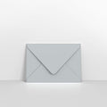 Pale Grey Coloured Gummed V Flap Envelopes