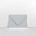 Pale Grey Coloured Gummed V Flap Envelopes