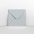 Pale Grey Coloured Gummed V Flap Envelopes