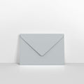 Pale Grey Coloured Gummed V Flap Envelopes